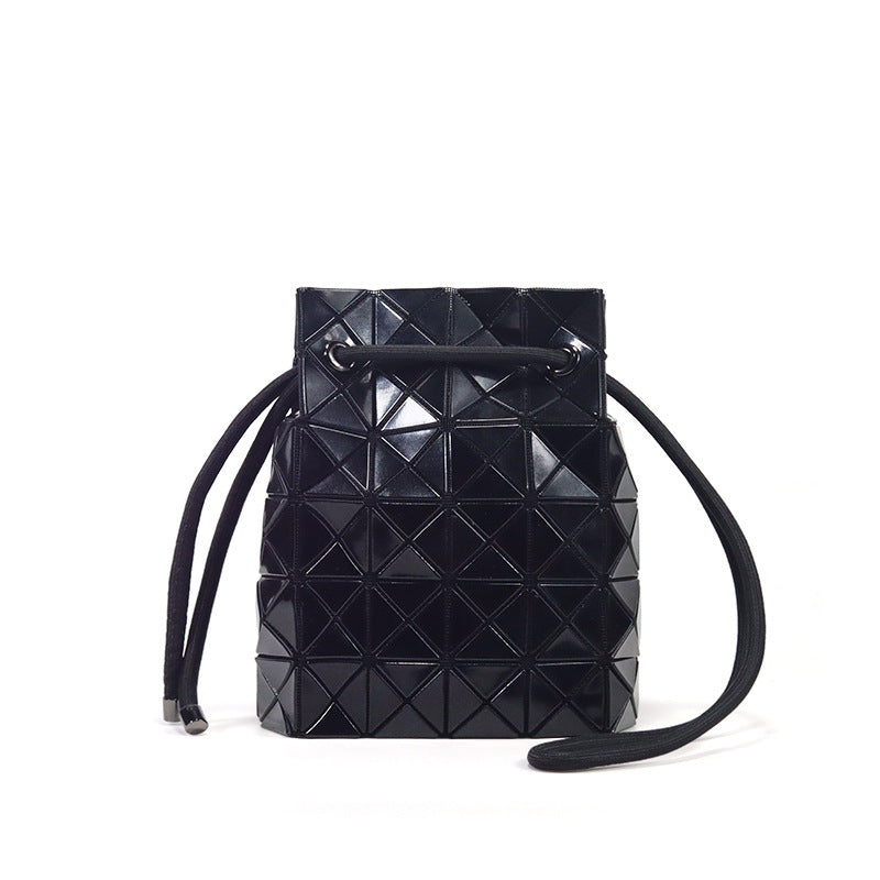 Women's Rhombus Drawstring Bundle For Lifetime Shoulder Bags
