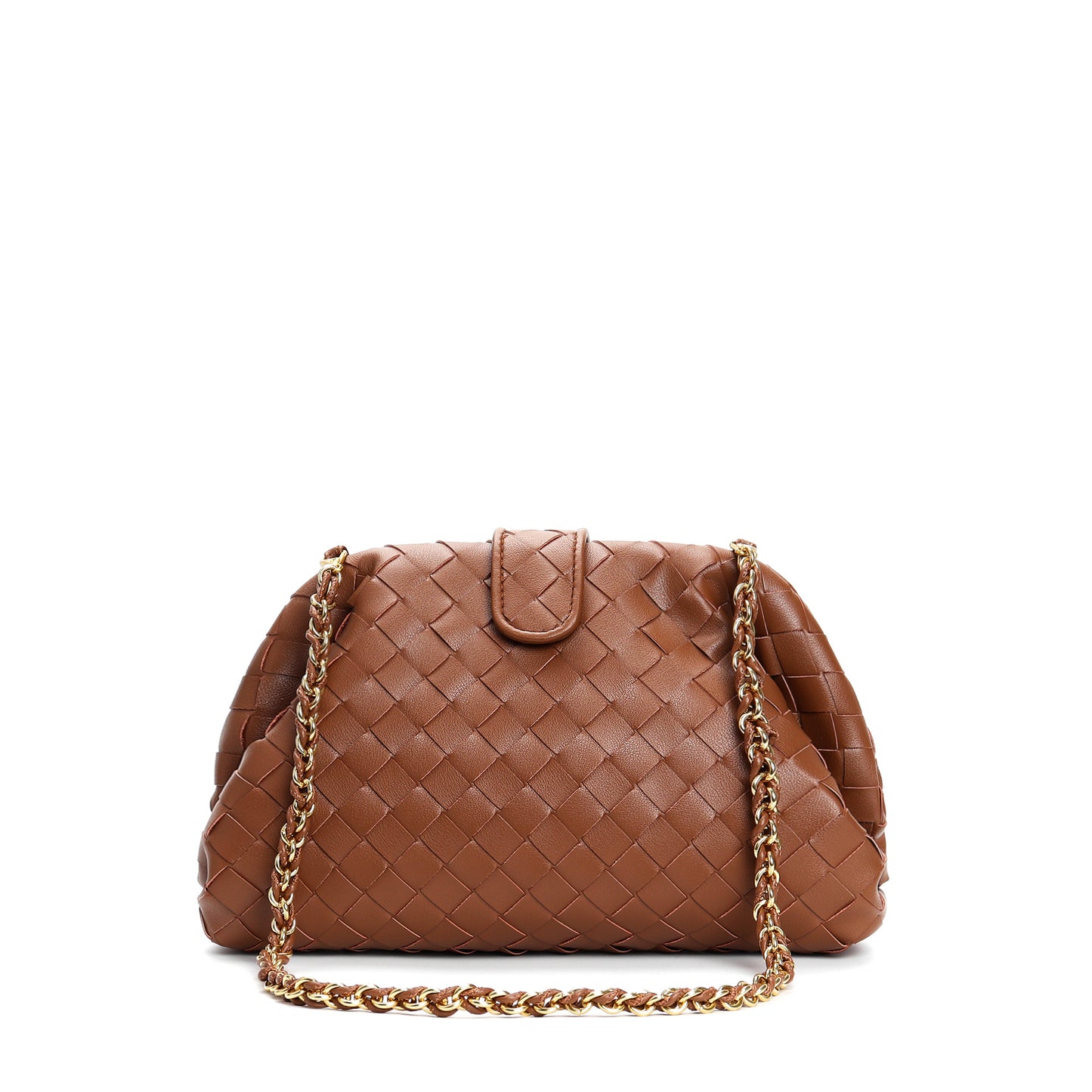 Women's Genuine Leather Woven Fashion Niche Cow Shoulder Bags