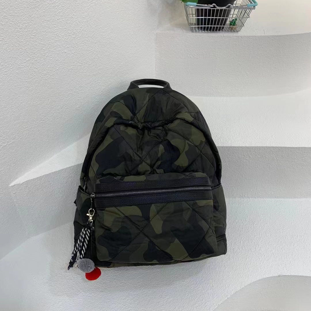 Cotton Style Camouflage Trendy Cool Fashion Backpacks