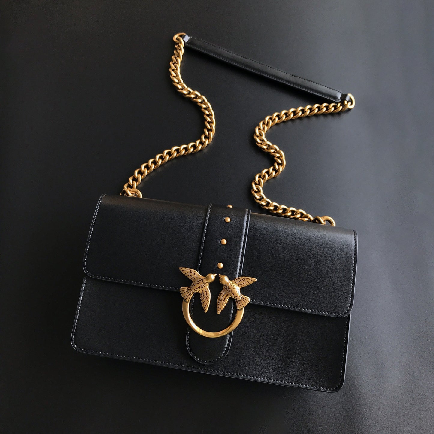 Women's Genuine Leather Super Mini Classic Chain Small Square Bags