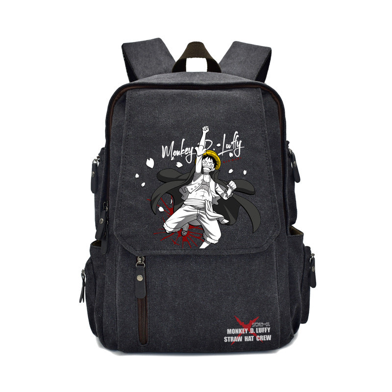 Fire Shadow Totoro One Piece Large Backpacks