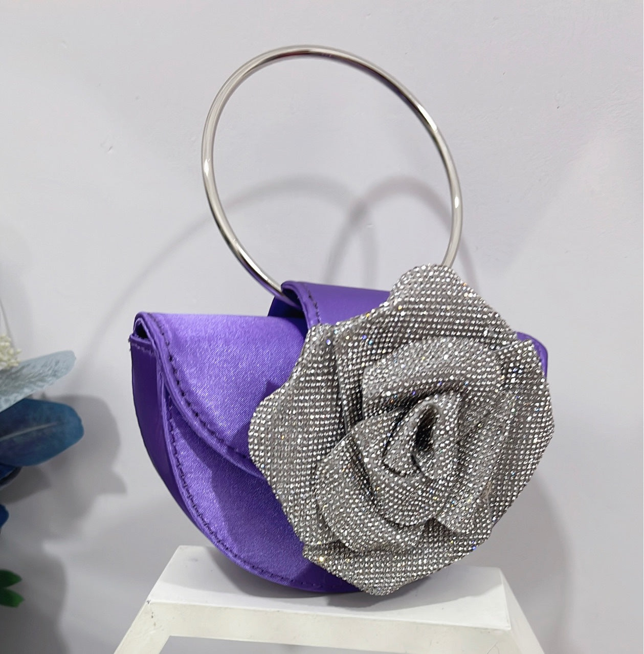 Style Fairy Flower Super Flash Rose Shoulder Bags