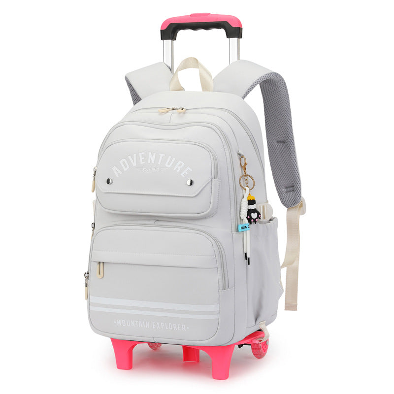 Fish Stair Climbing Large Capacity Removable Elementary School Students' Schoolbags