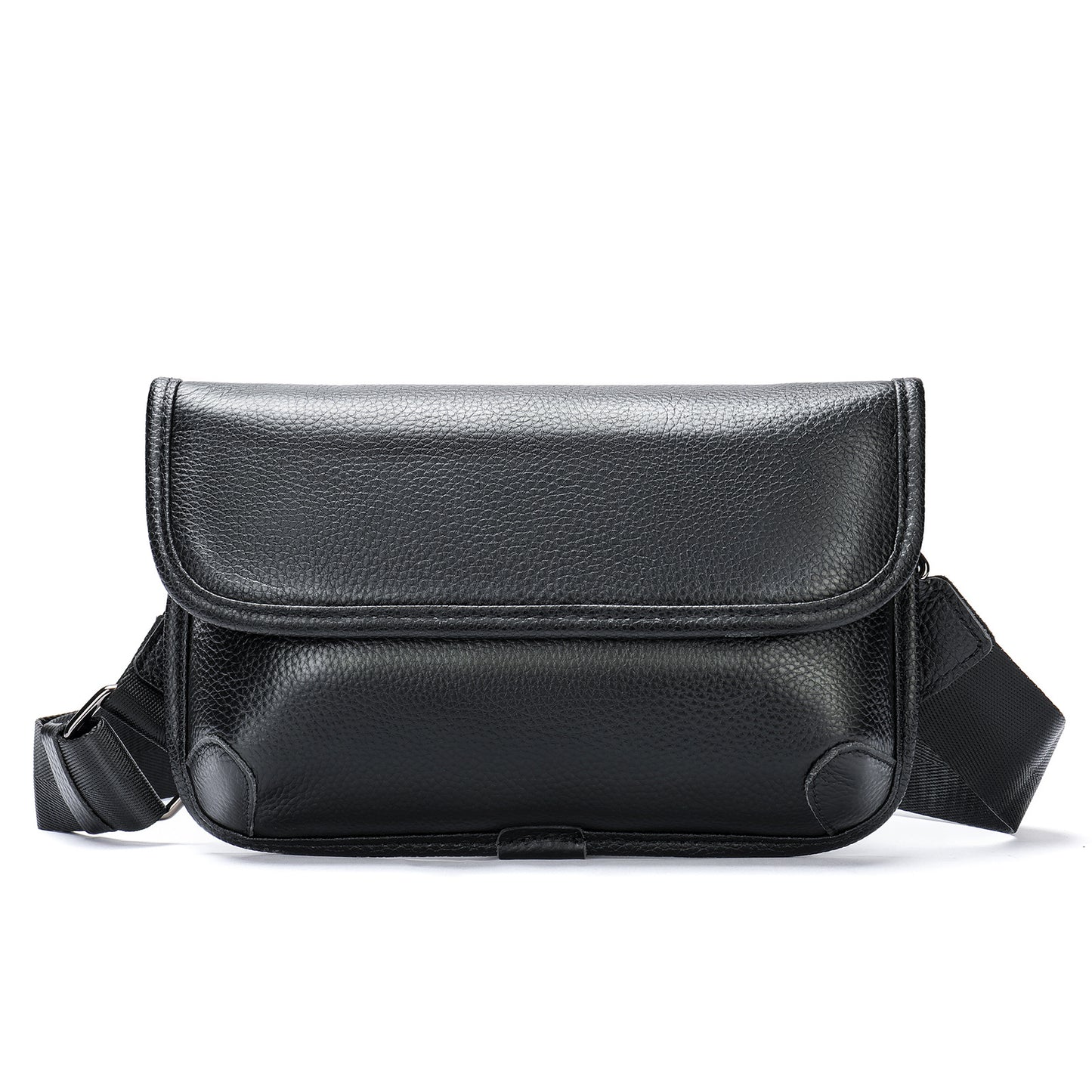 Men's Fashion Leather Trendy Cool Cowhide Men's Messenger Bags