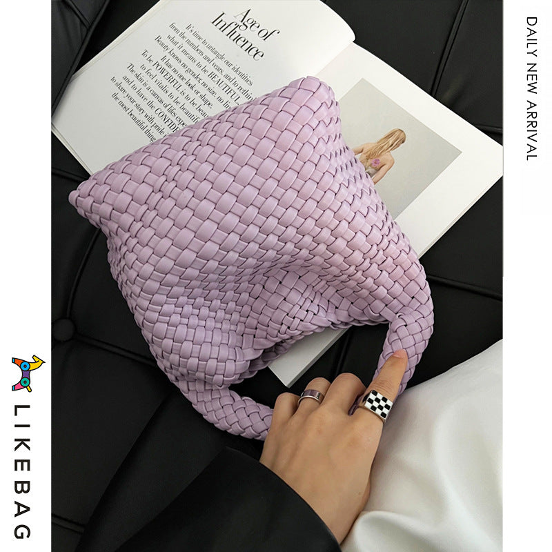Women's Trendy Hand-woven Versatile Large Capacity Portable Bags