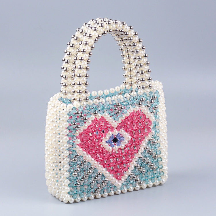 Women's Heart Hand-woven Luxury High Quality Stringed Handbags