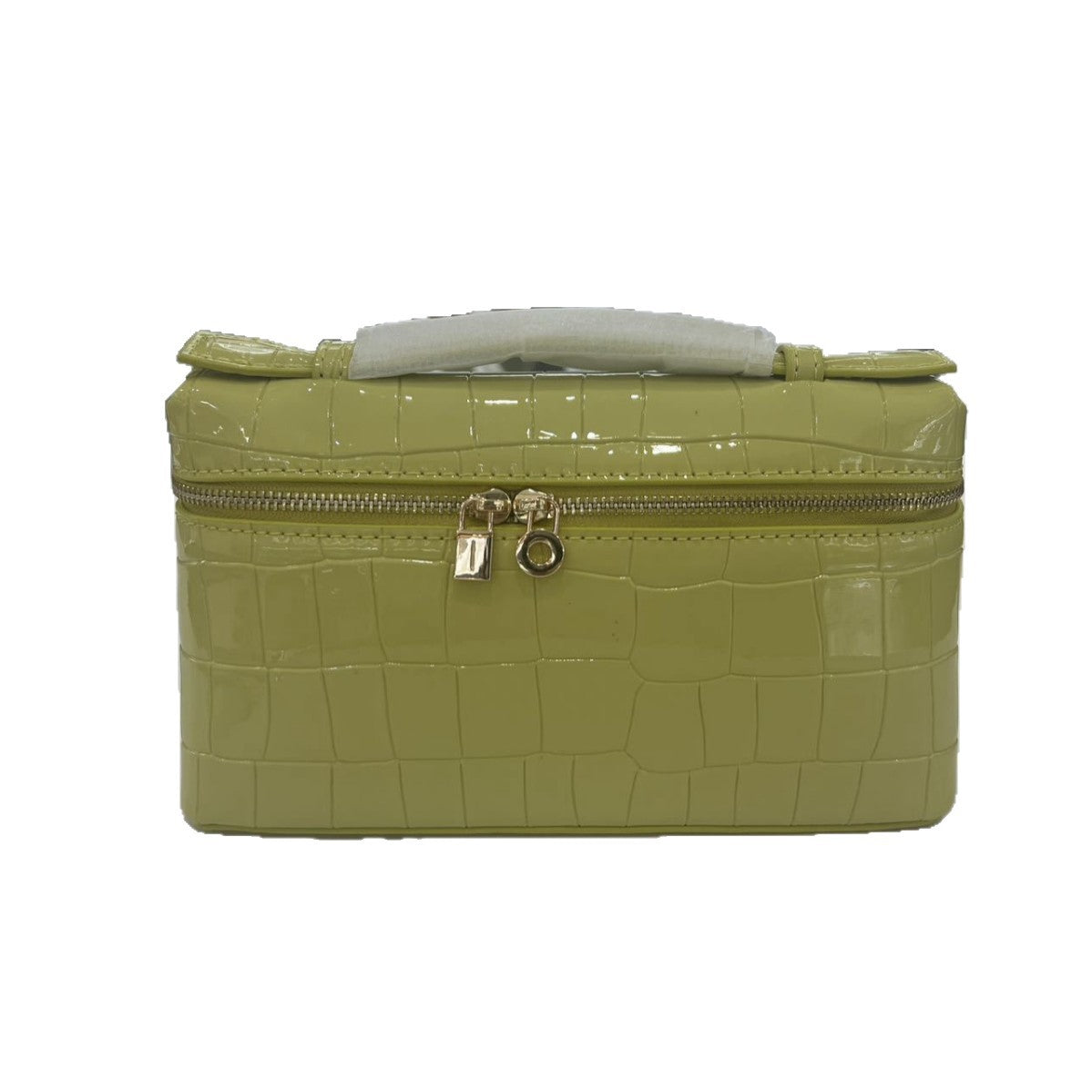 Lunch Box Genuine Leather Portable Simplicity Fashion Makeup Bags
