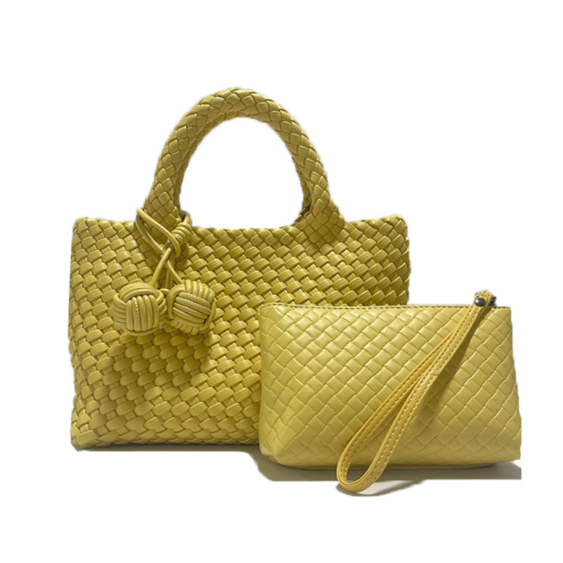 Women's Vegetable Basket Handmade Hand Carrying Leisure Shoulder Bags