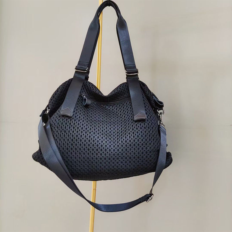 Women's Nylon Net Cloth Large Capacity Trend Shoulder Bags