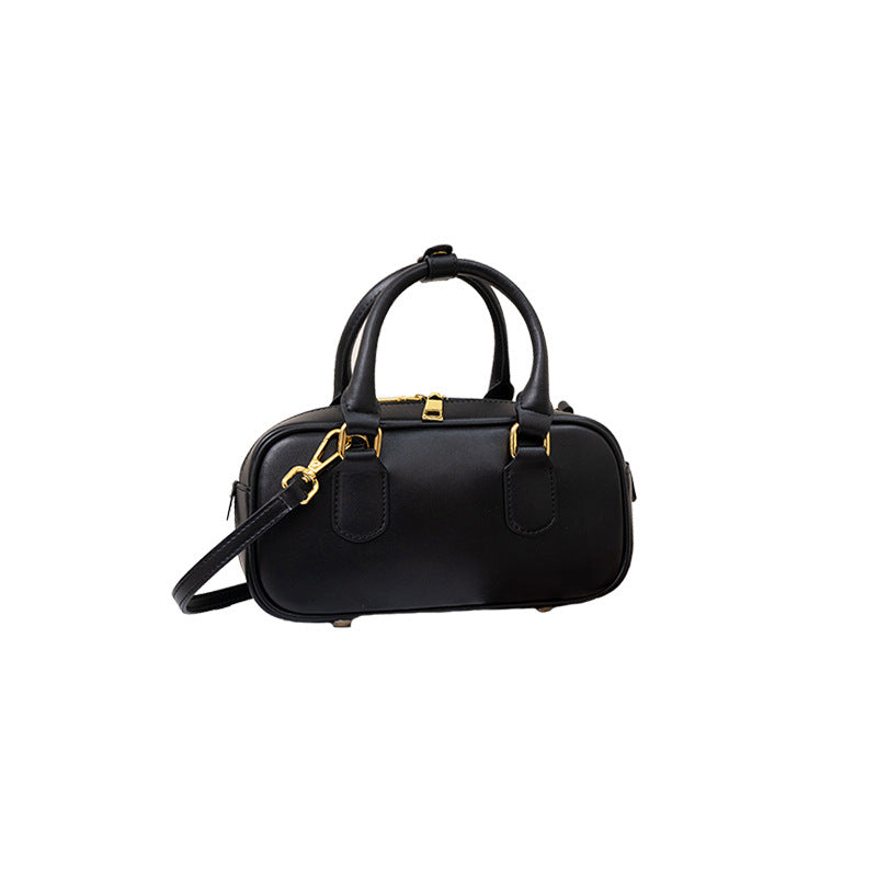 Women's Cowhide Boston Miao Home Bowling Fashion Handbags