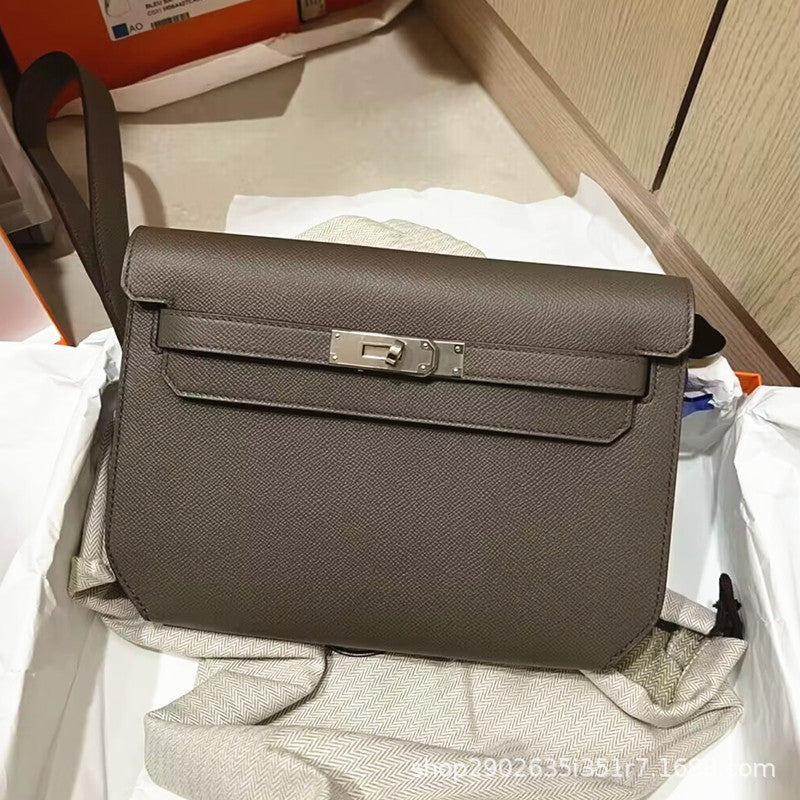 Women's Genuine Leather Retro Kelly High-grade Versatile Handbags