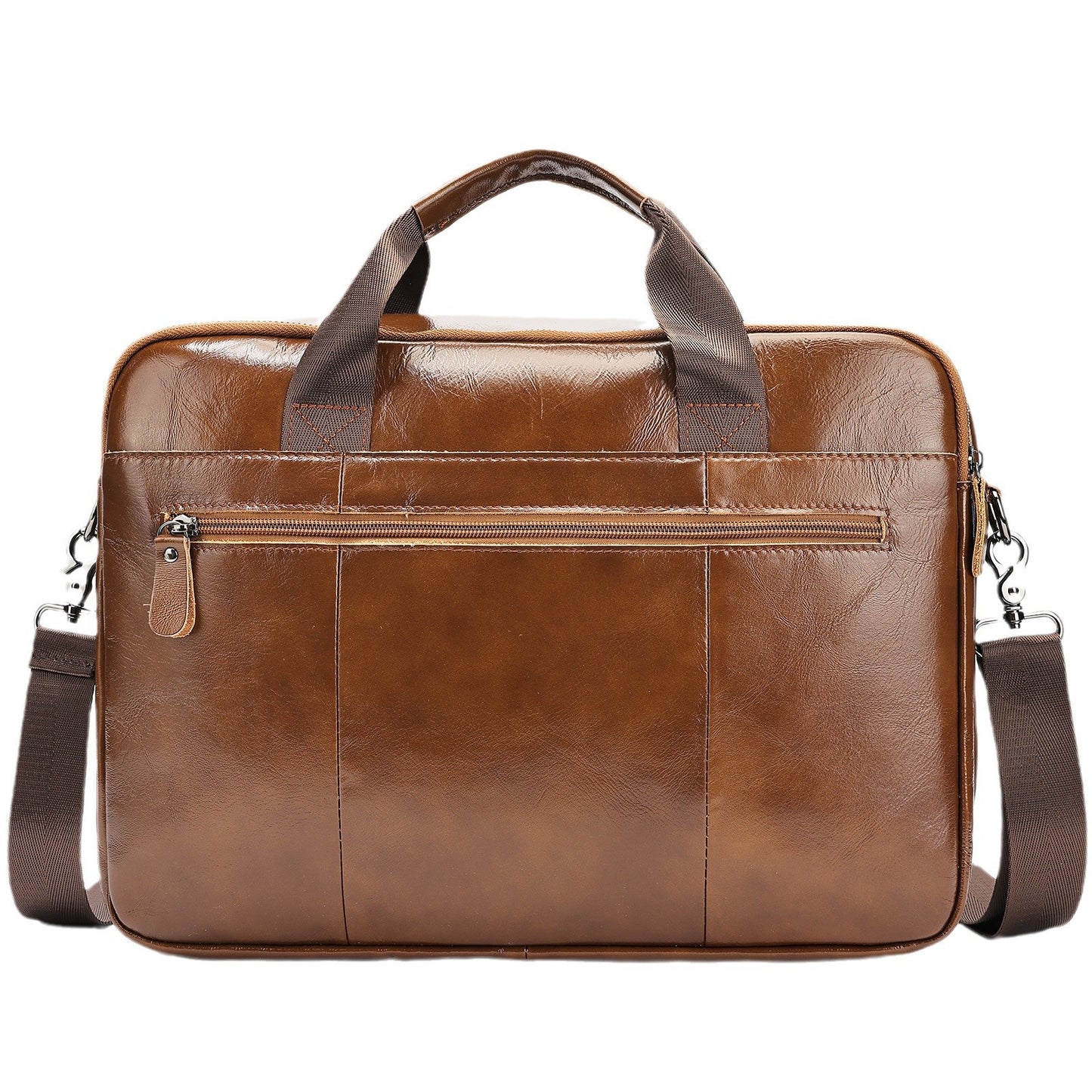 Men's High-grade First Layer Cowhide Large Capacity Bags