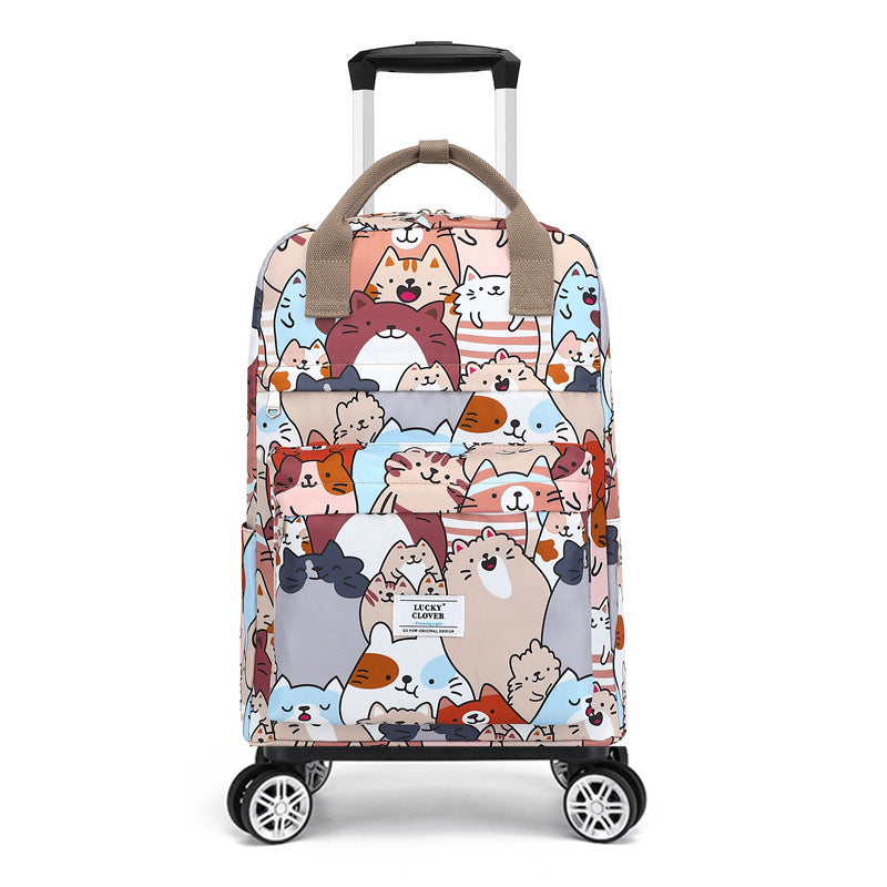 Popular Waterproof Printed Korean Style Portable Bags