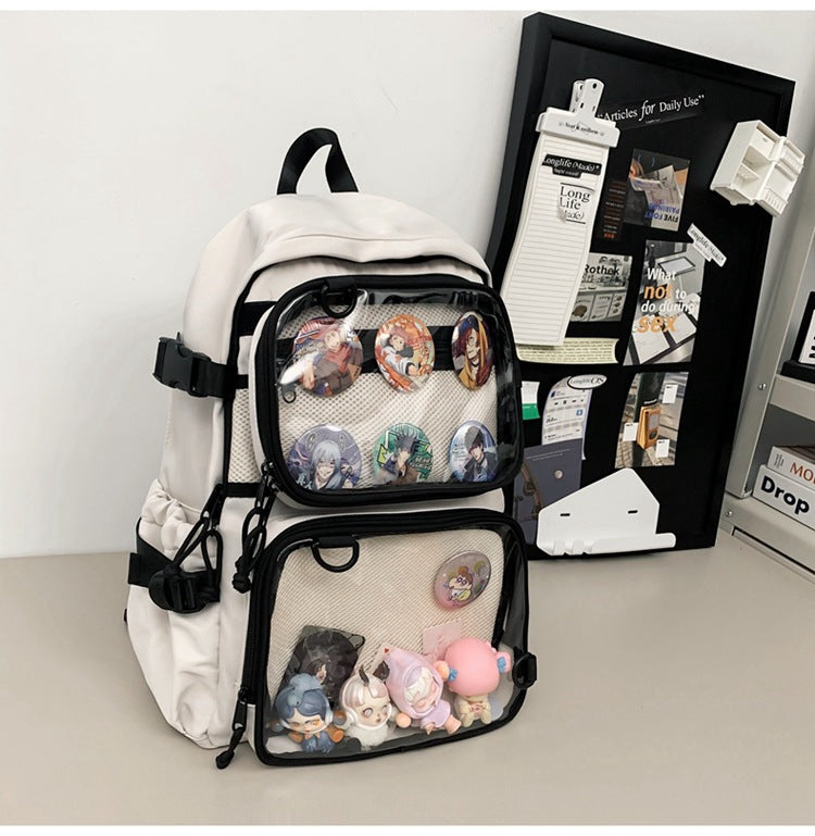 Cartoon Two-dimensional Detachable Primary Grade To Backpacks