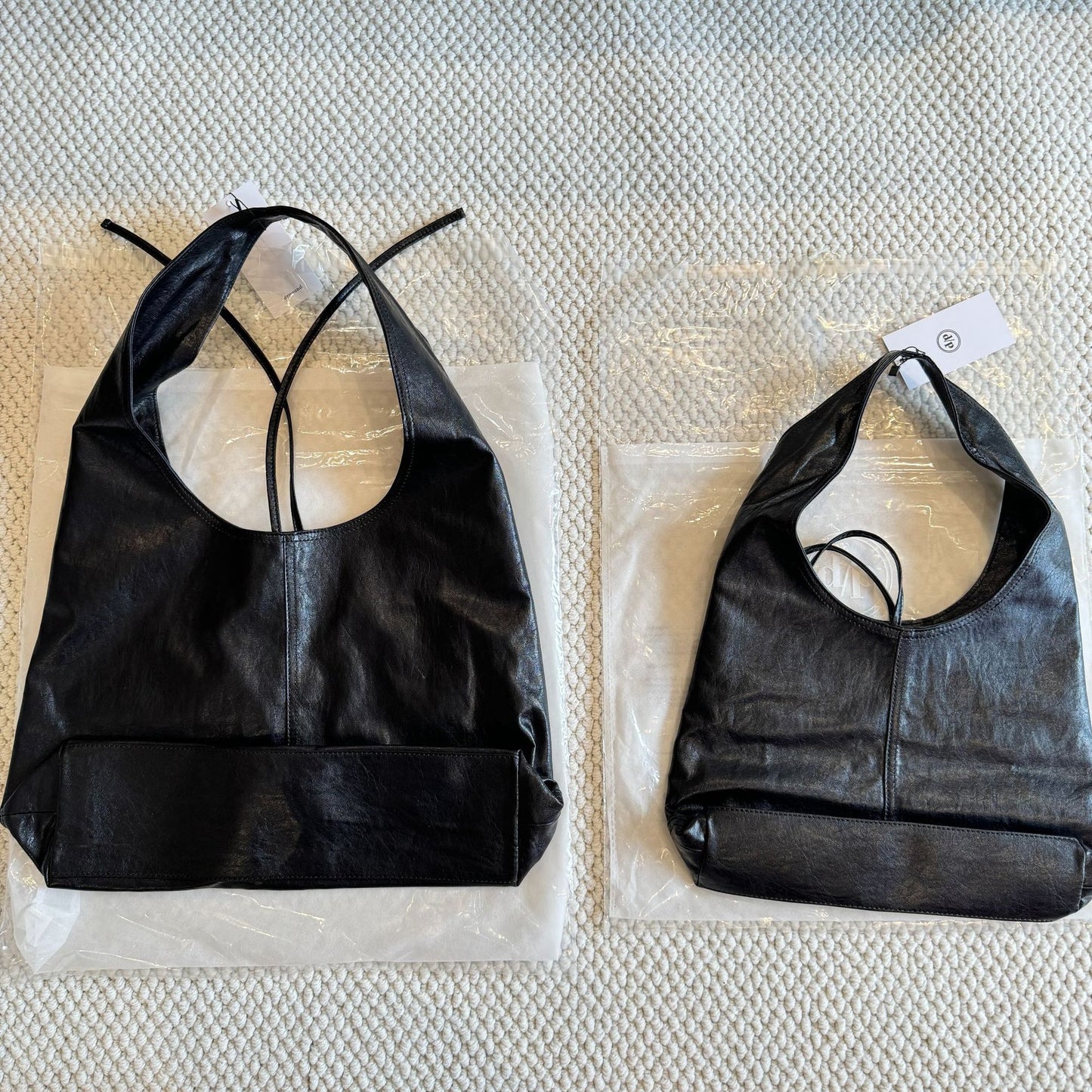Women's Niche Lazy Simple Bow Large Capacity Shoulder Bags
