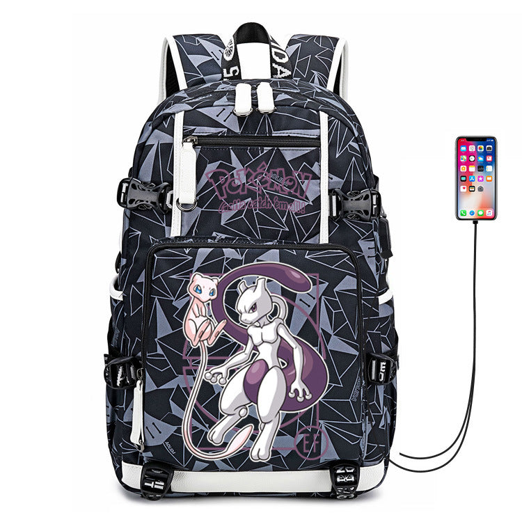 Men's Cool Magic Large Capacity Personality Elementary School Students' Schoolbags