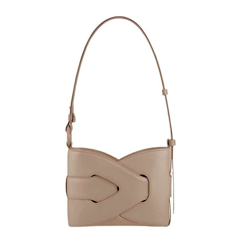 Woven French Pauline Niche Retro Twist Portable Shoulder Bags