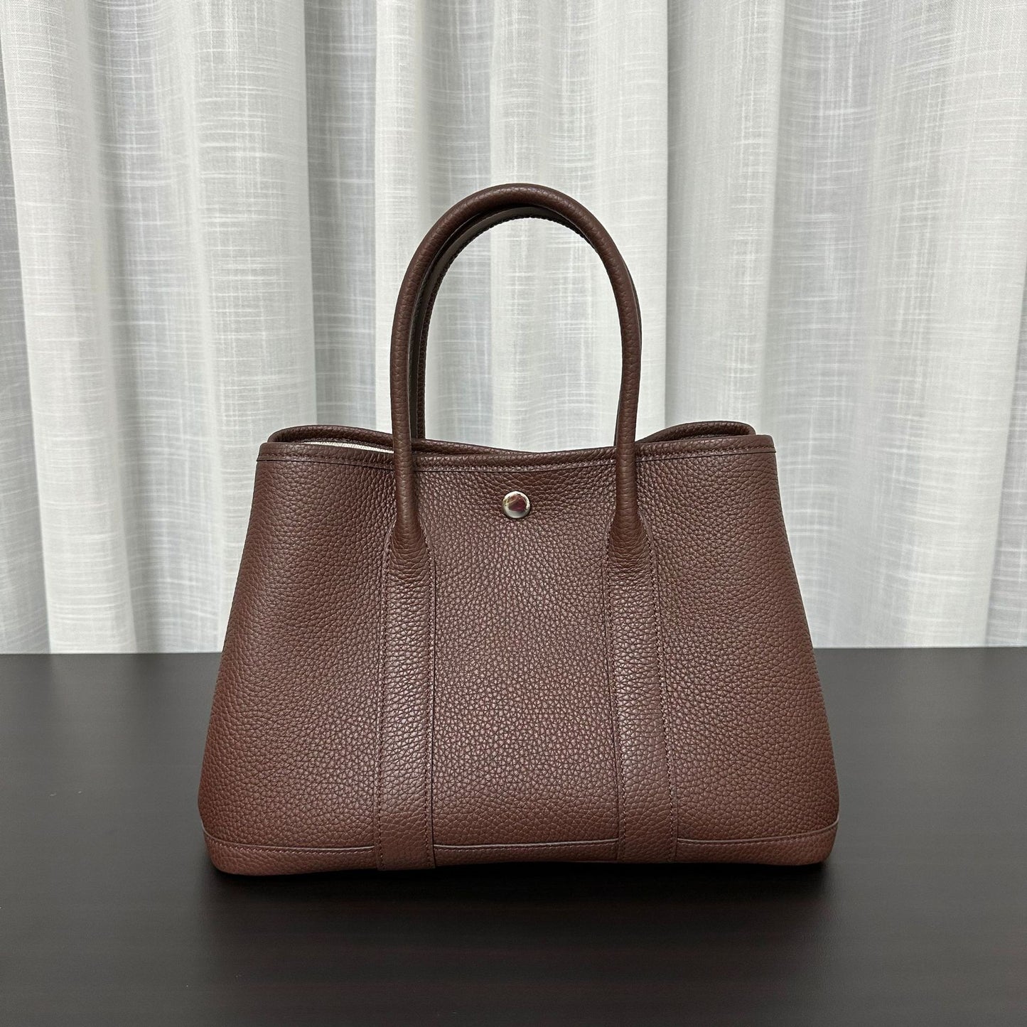 Women's Cowhide Line Commuter Large Capacity Shopping Bags