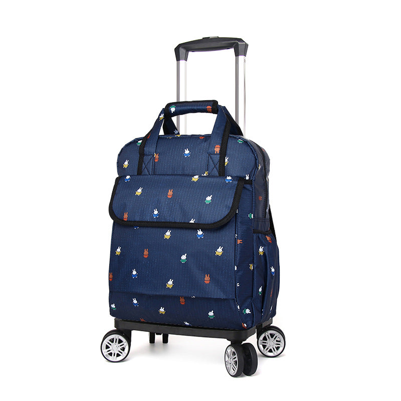 Can Be Pushed Pulled Detachable Large Travel Bags