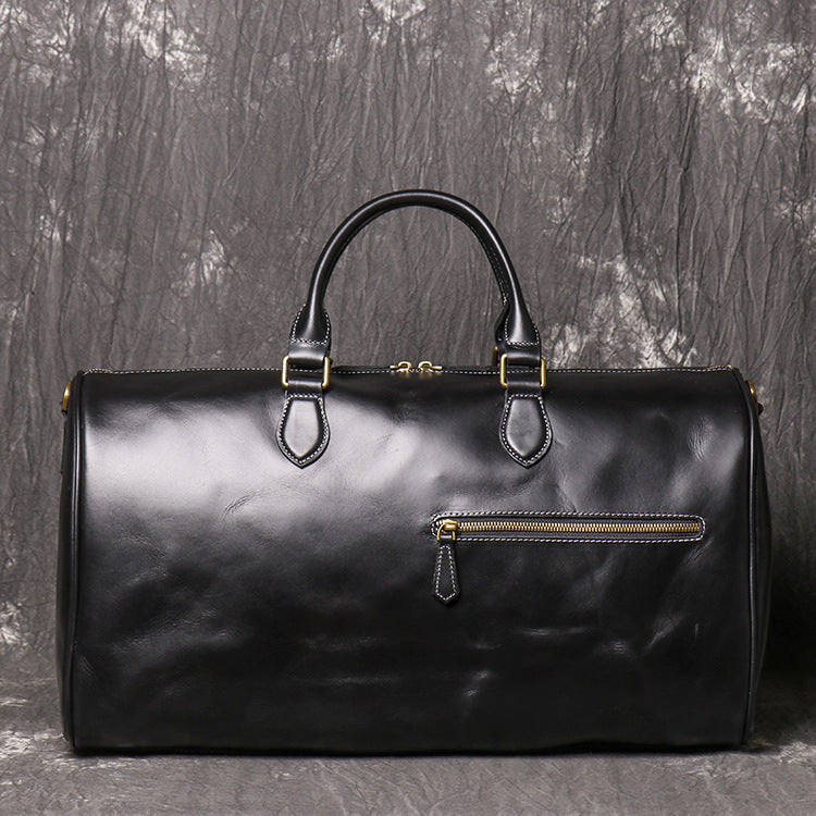 Women's & Men's & Retro Crazy Horse Leather Portable Travel Bags