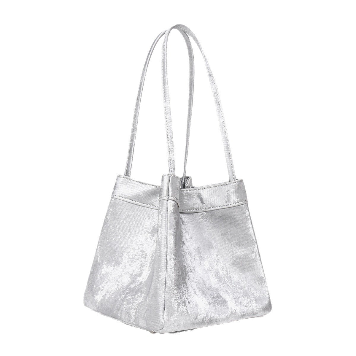 Women's Genuine Leather High Sense Niche Vegetable Bucket Bags