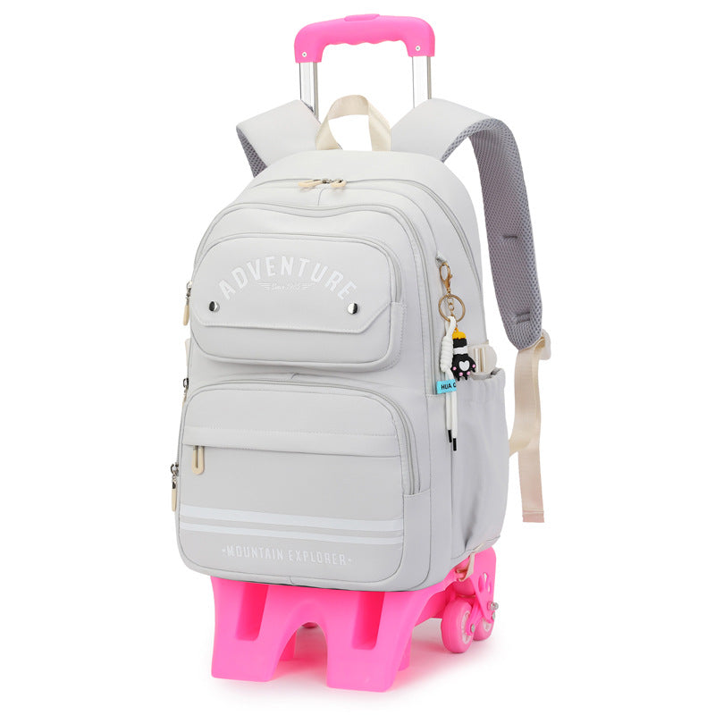 Fish Stair Climbing Large Capacity Removable Elementary School Students' Schoolbags