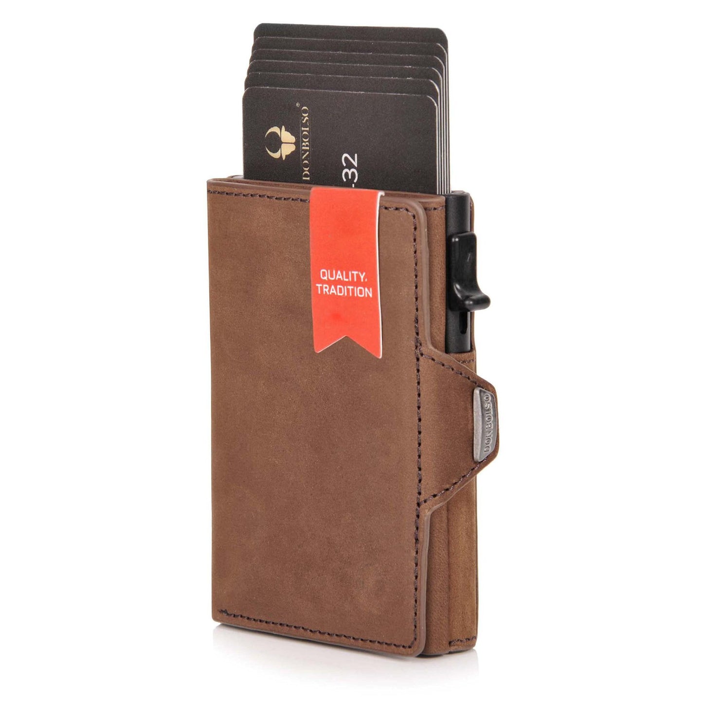 Men's Cover Crazy Horse Multi Slots Large Card Holder