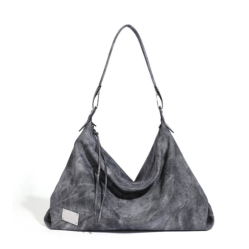 Retro Underarm Fashion Large Capacity Soft Tote Bags