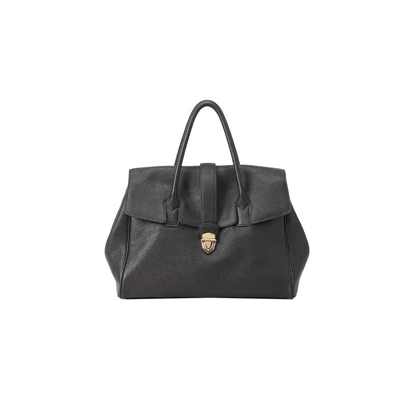 Vegetable Tanned Leather Cowhide Portable Retro Bags