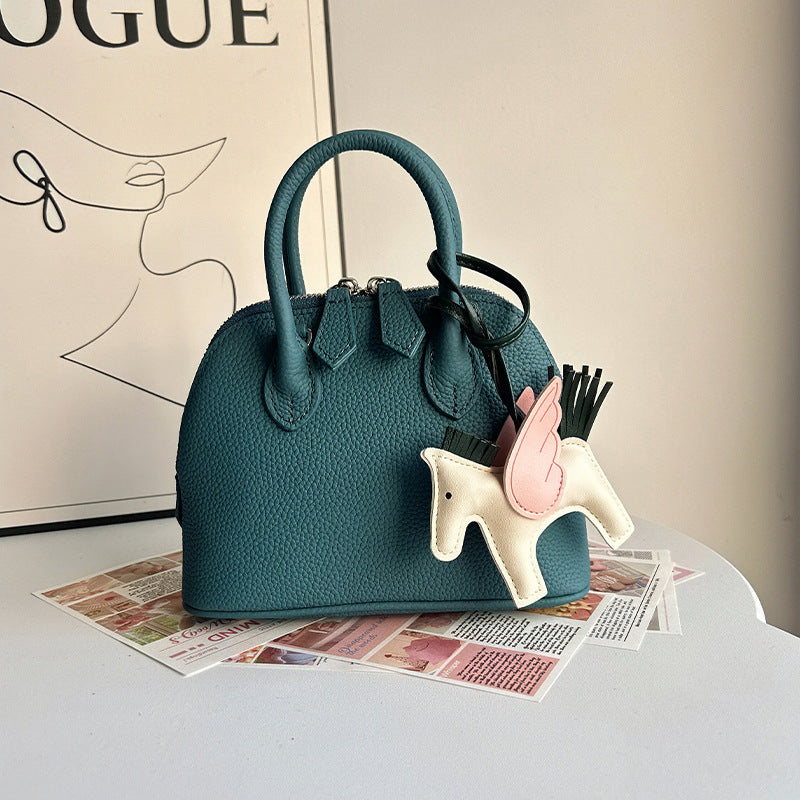 Women's Genuine Leather Shell Niche High-grade Portable Crossbody Bags