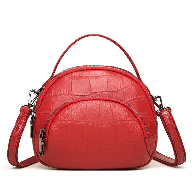 Women's Genuine Leather Fashionable Eaters First Layer Shoulder Bags