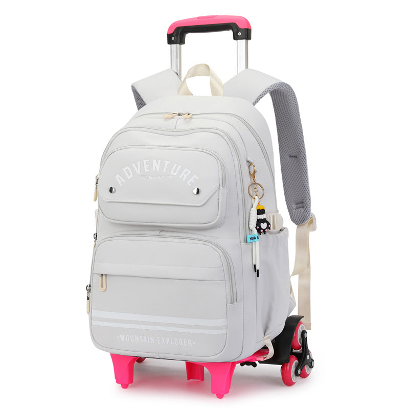 Fish Stair Climbing Large Capacity Removable Elementary School Students' Schoolbags