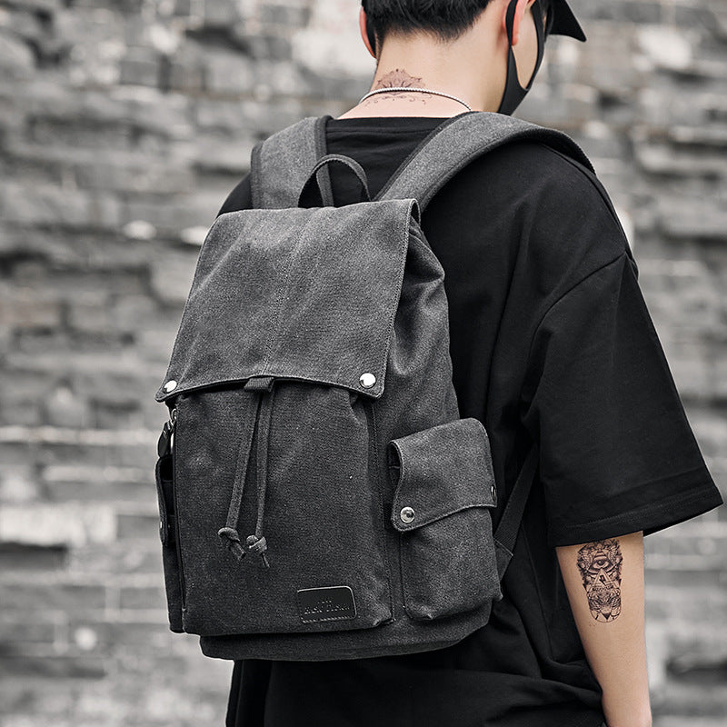 Men's Trendy College Large Capacity Leisure Simple Backpacks