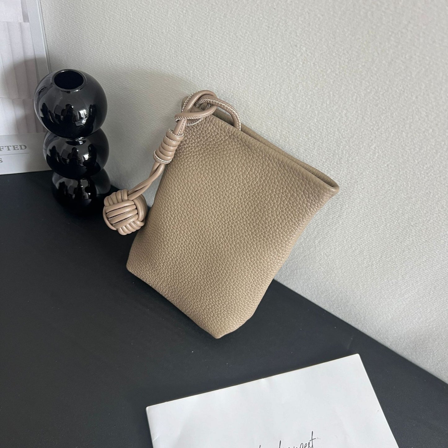 Women's Mini Vertical Mobile Litchi Pattern First Phone Bags