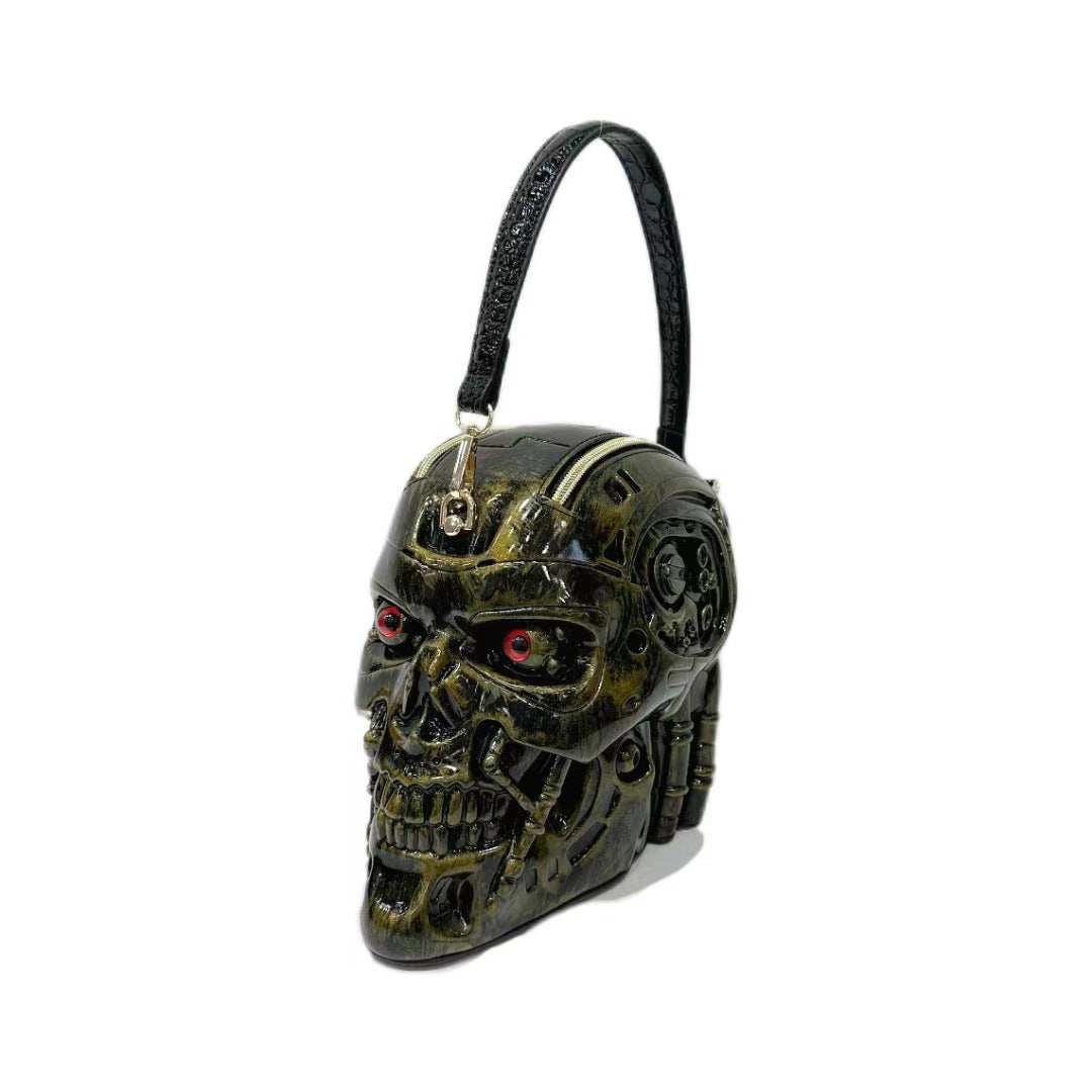 Women's Goth Skull Funny Halloween Style Tassel Shoulder Bags