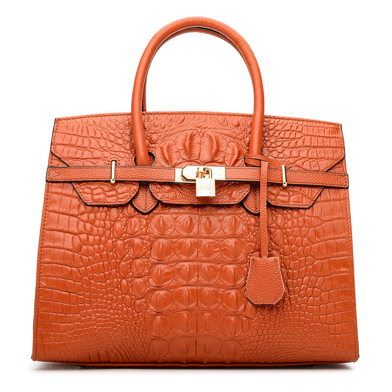 Women's Genuine Leather Large Capacity First Layer Handbags