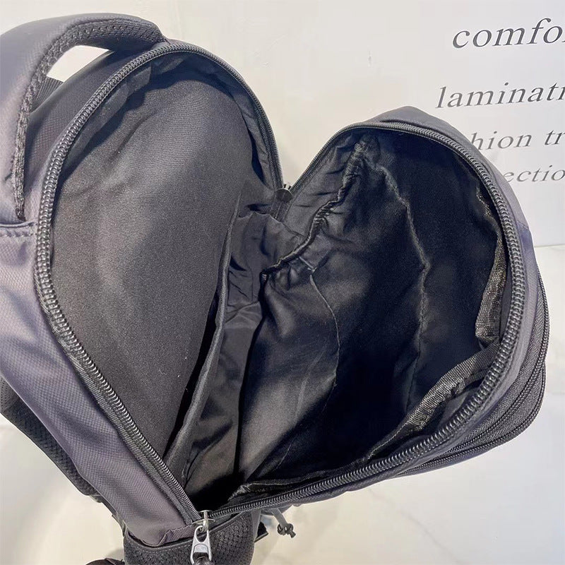 Men's Color Nylon Lightweight Large Capacity Business Backpacks