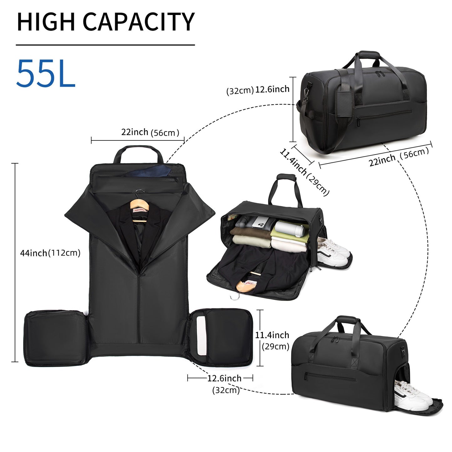 Business Foldable Short-distance Waterproof Suit Multifunctional Travel Bags