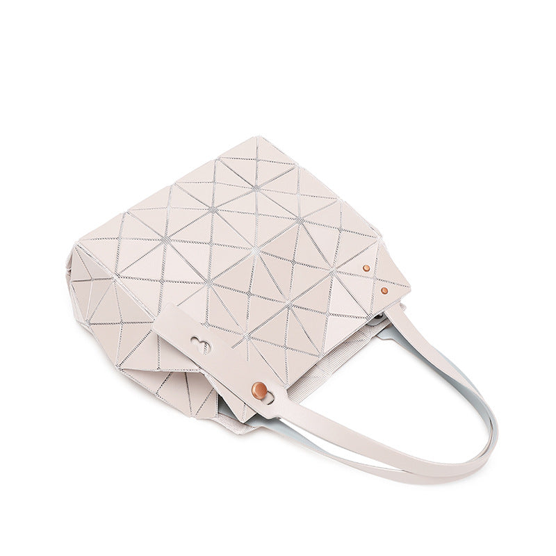 Women's Plaid Crystal Geometric Underarm Box Limited Dragon Handbags