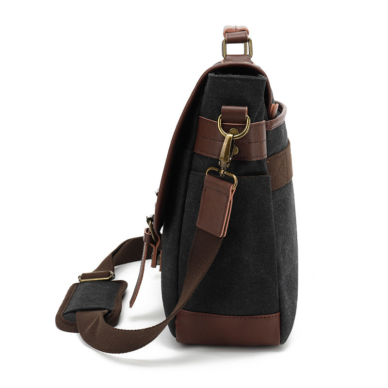 Men's Creative Trendy Canvas Portable Computer Bags