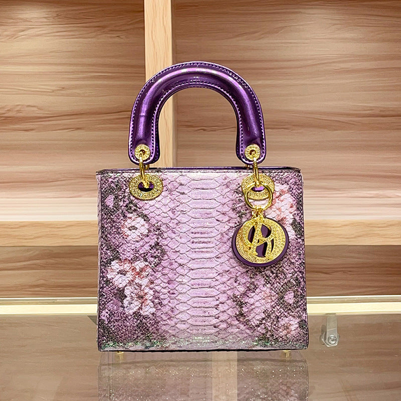Women's High-grade Light Luxury Minority Snakeskin Pattern Crossbody Bags