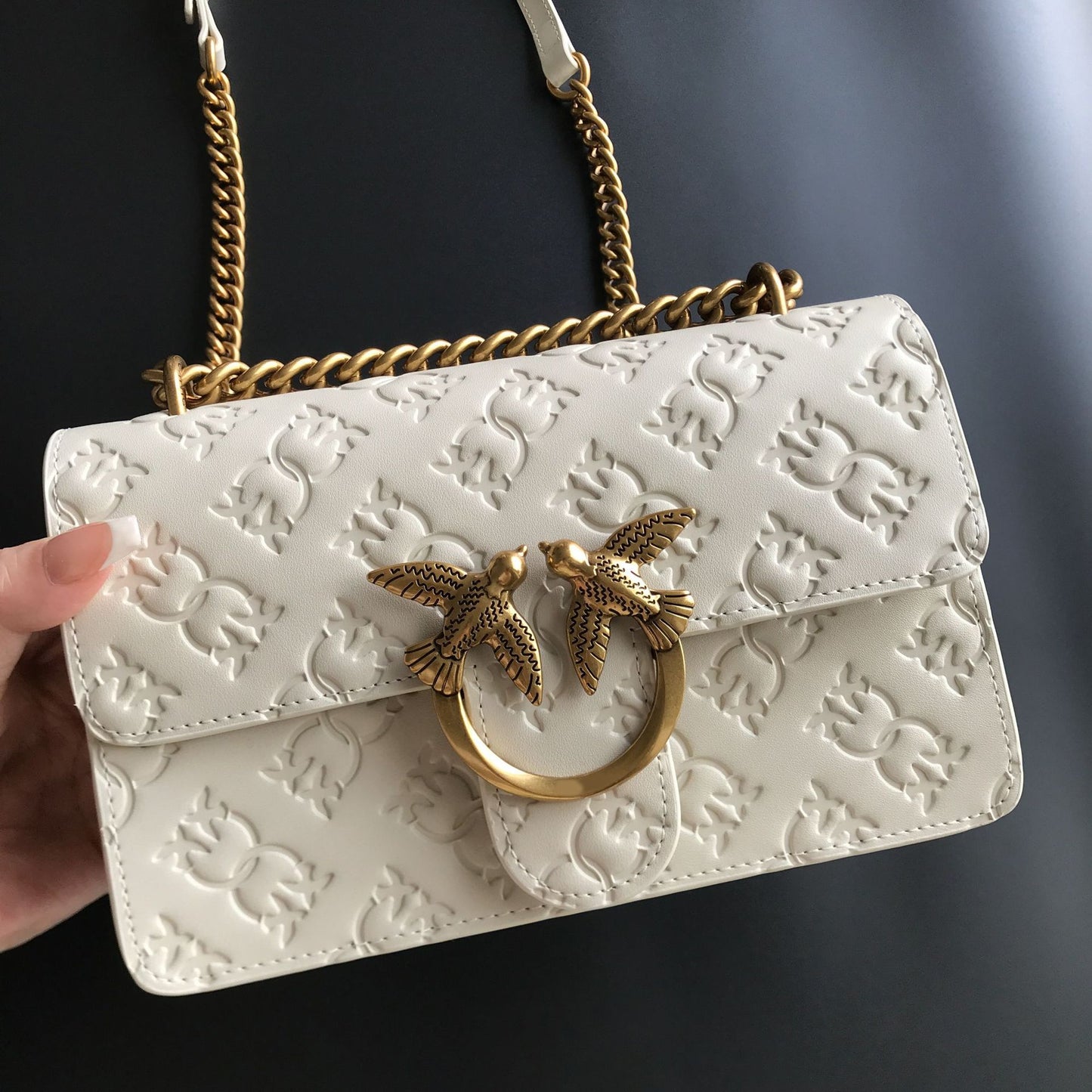Women's Mini Swallow Sheepskin Chain Wine God Shoulder Bags