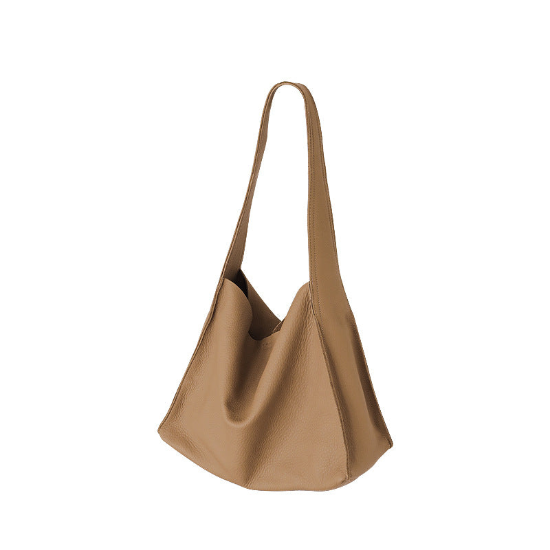 Women's Leather Idle Style Large Capacity Totes Tote Bags