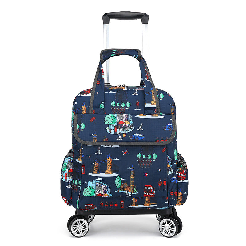 Trendy Foldable Mini Portable Boarding Cloth Travel Bags
