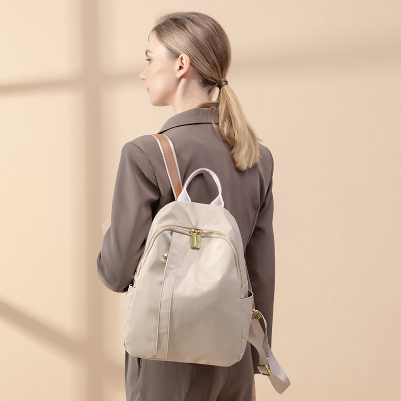 Women's Fashion Simple Oxford Cloth Large Capacity Backpacks