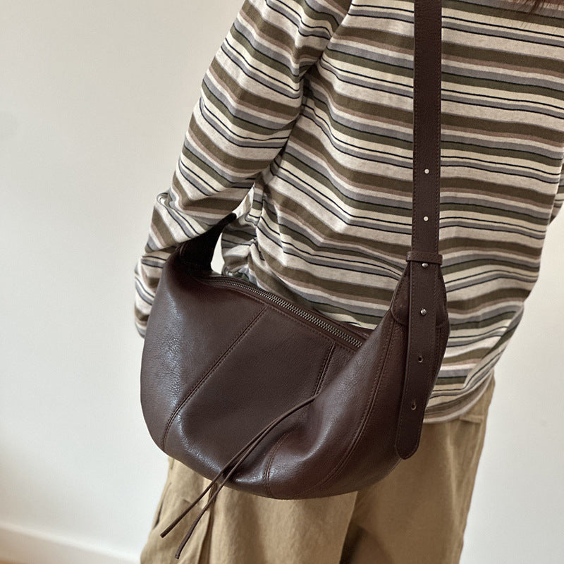 Women's First Layer Cowhide Selenodont High Sense Crossbody Bags