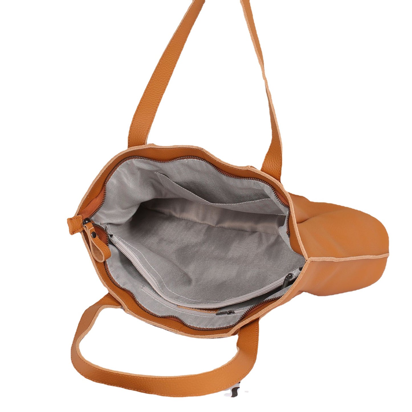 Women's First Layer Cowhide Large Portable Lady's Shoulder Bags