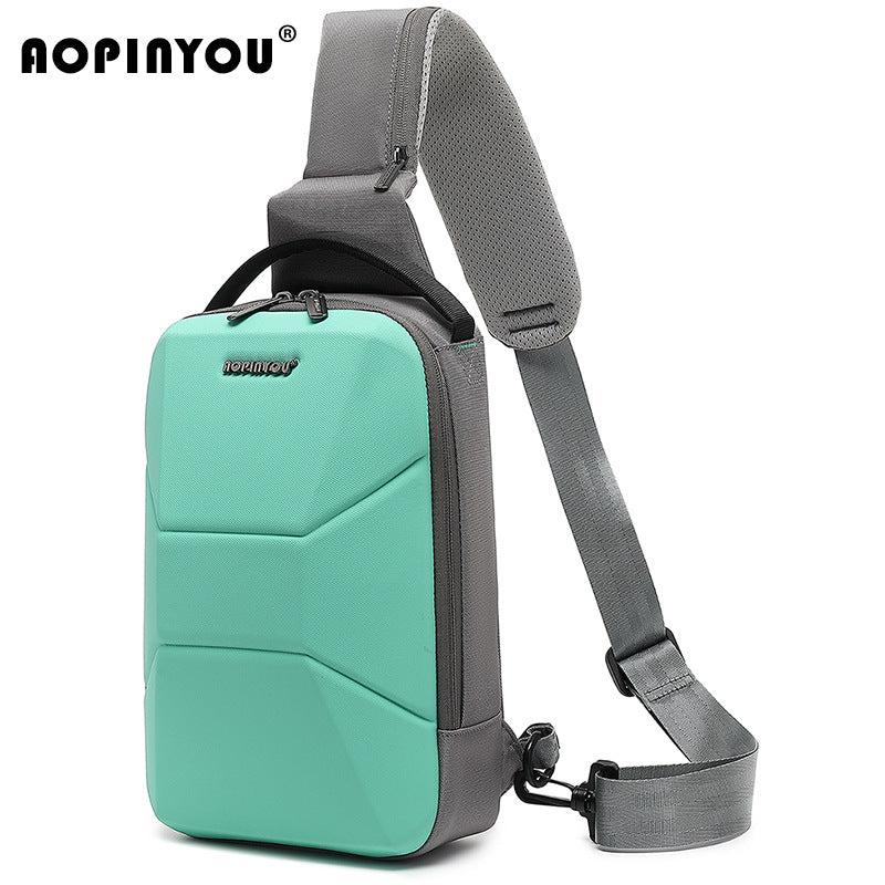 Men's Summer High-grade Green Waterproof Lightweight Motorcycle Men's Chest Bags