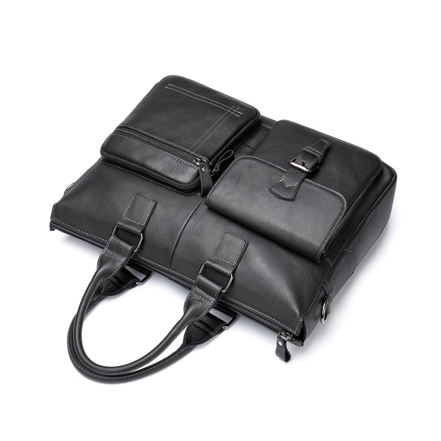 Men's Leather Computer Large Capacity First Layer Men's Briefcases