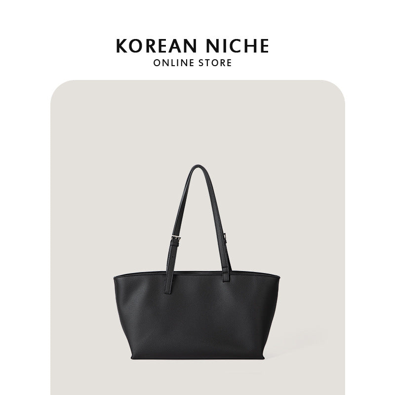 Women's Korean Niche Design Light Luxury Texture Tote Bags